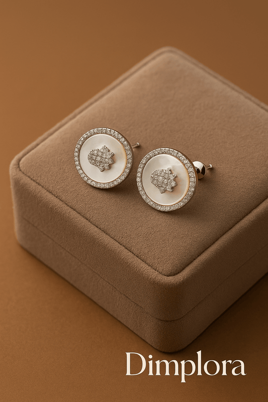 Silver Stud Earrings by Dimplora – Perfect for Every Occasion - Dimplora