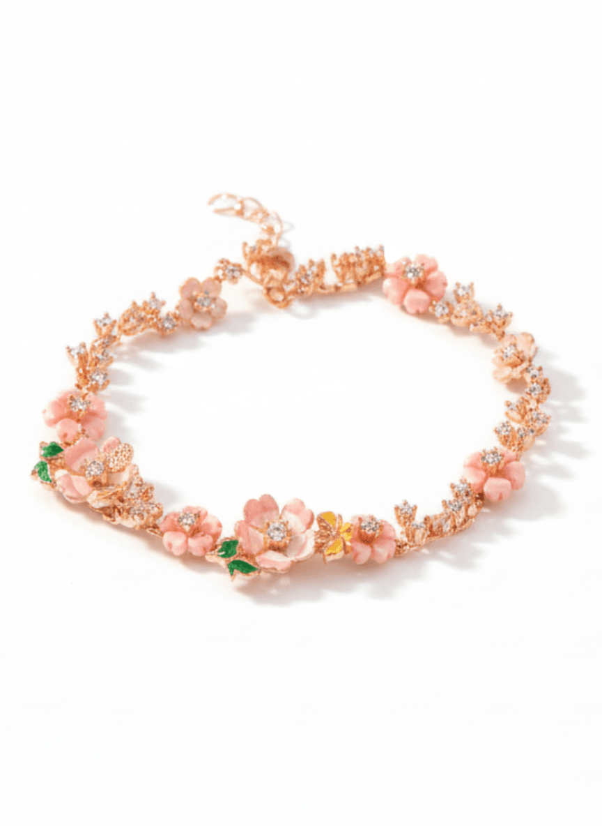 Blossom Elegance Bracelet - Dimplora