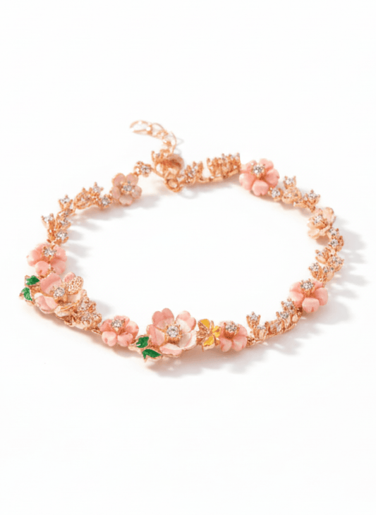 Blossom Elegance Bracelet - Dimplora