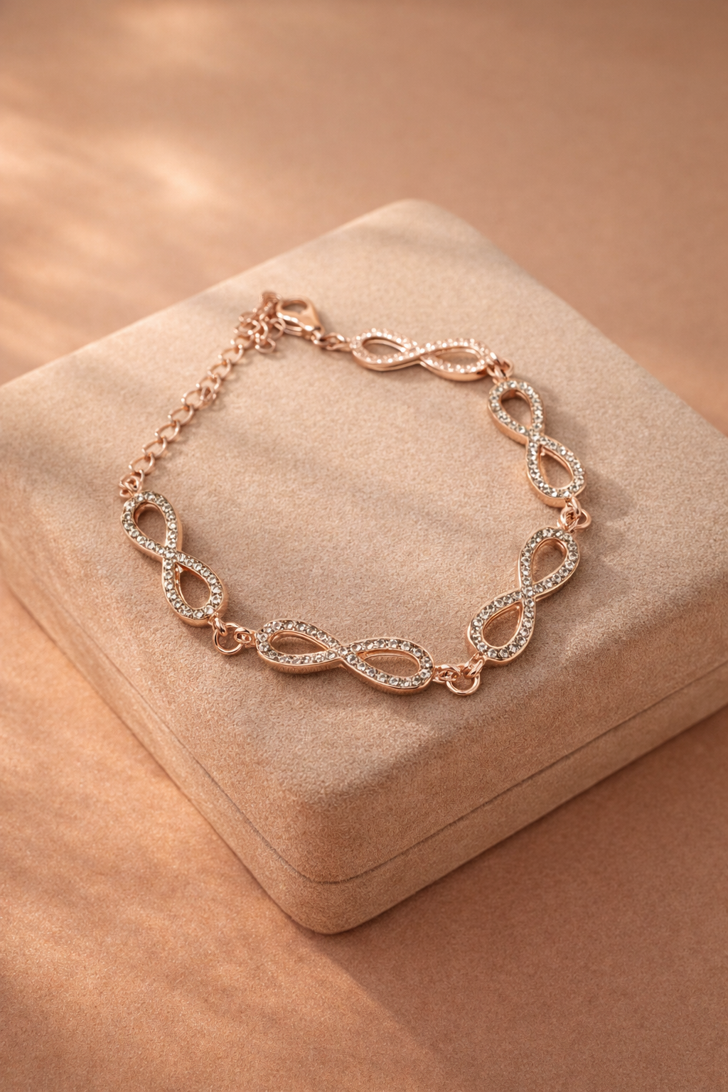 Infinity Spark Rose Bracelet - Dimplora