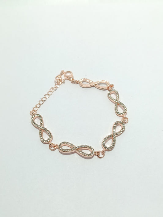 Infinity Spark Rose Bracelet - Dimplora