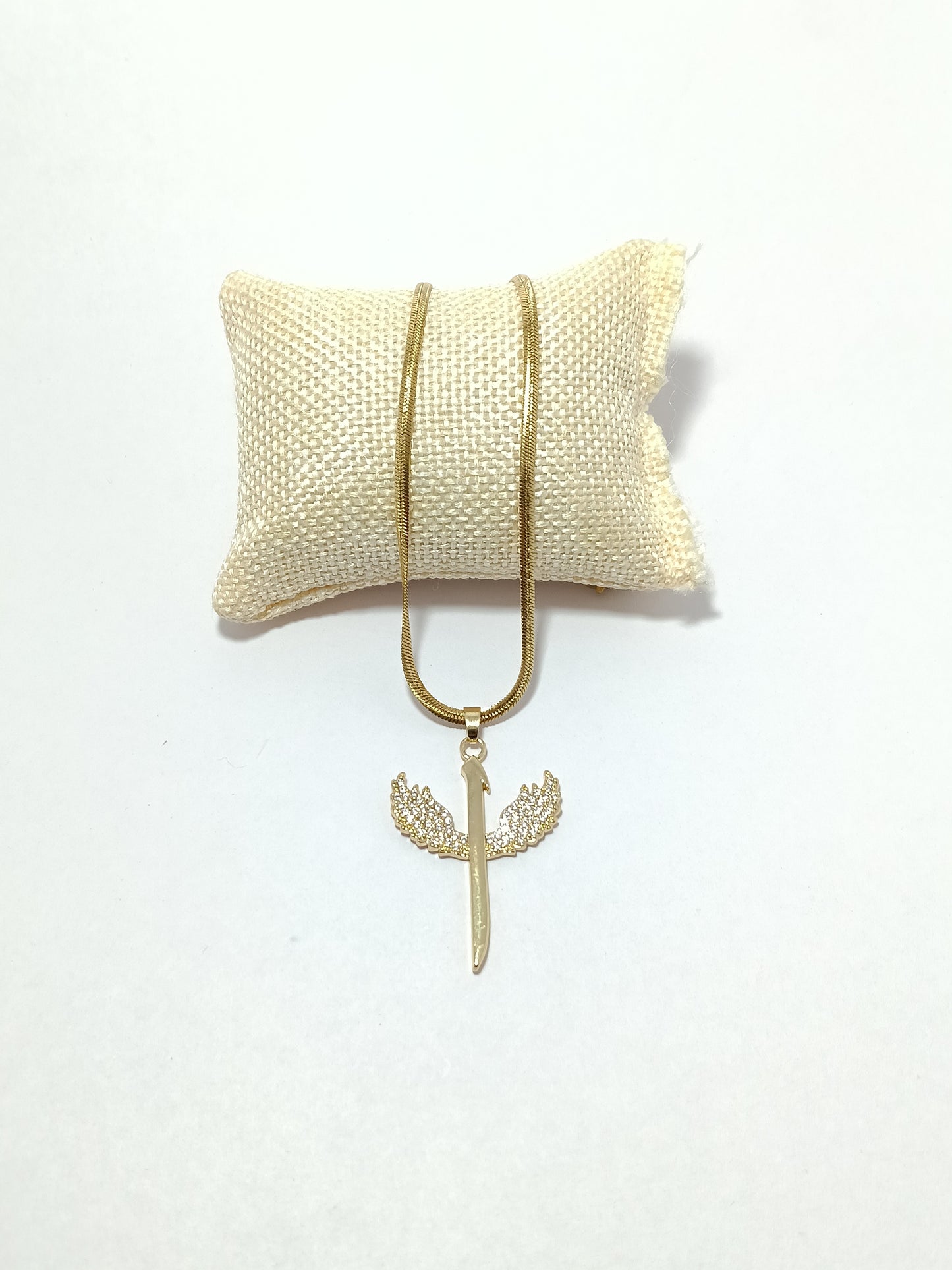 Angelic Blade Gold Pendant - Dimplora