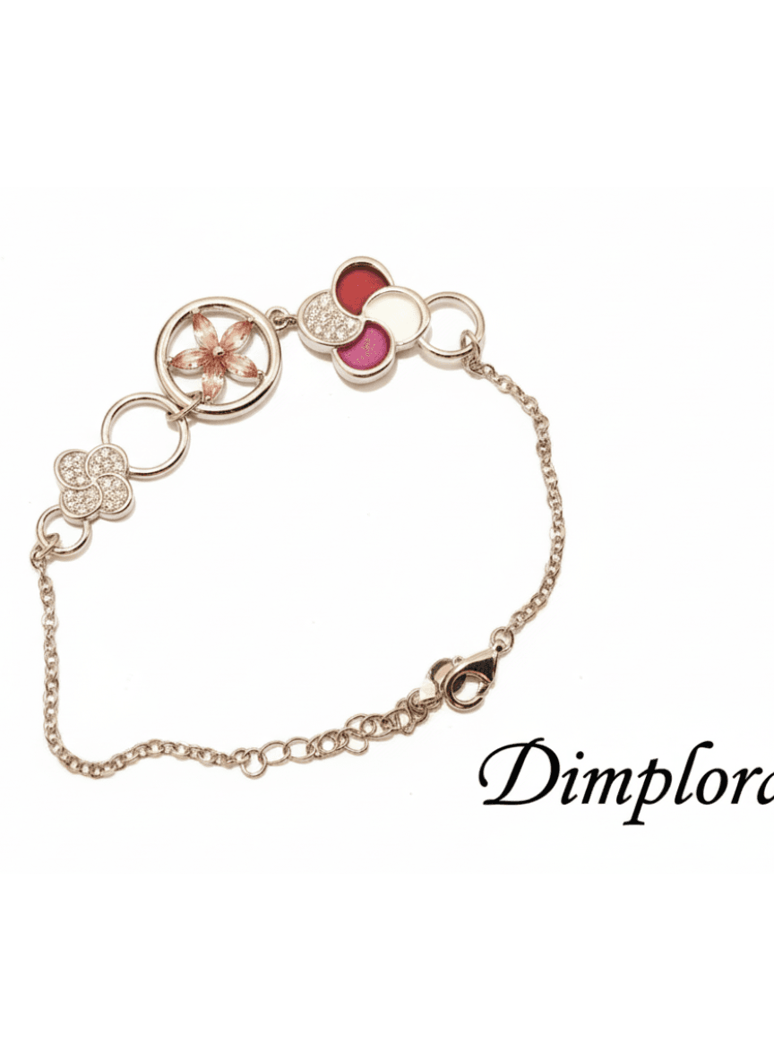 Pink Petal Affection Bracelet - Dimplora